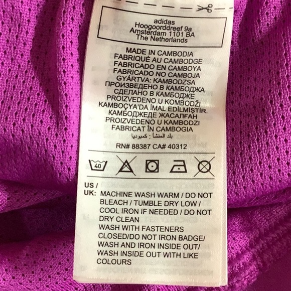 ADIDAS Size 3X Purple Burst Multi Sport W/Tiro J3 Shoin Shorts. MSRP $40 New - Picture 11 of 12